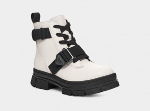 Botas Ugg Ashton Lace Up Mujer Blancas | Argentina URSCYVW-32