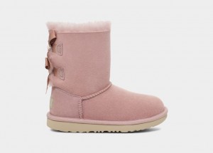 Botas Ugg Bailey Bow II Niños Rosas Gris | Argentina HKFRIZN-41