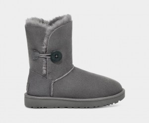 Botas Ugg Bailey Button II Mujer Gris | Argentina DOSTXBU-64