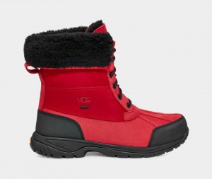 Botas Ugg Butte Hombre Rojas Negras | Argentina GBJFTVR-29