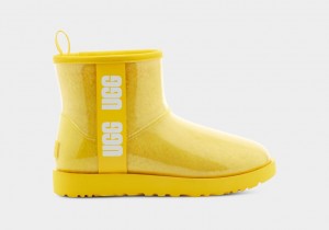 Botas Ugg Classic Clear Mini Mujer Amarillo | Argentina QOTVFAU-91