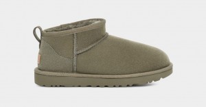 Botas Ugg Classic Ultra Mini Mujer Verde | Argentina THXVDNC-75