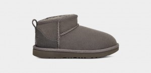 Botas Ugg Classic Ultra Mini Niños Gris | Argentina CKDVZNW-07