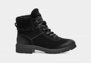 Botas Ugg Harrison Cozy Lace Mujer Negras | Argentina SVMFGEZ-93