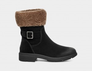 Botas Ugg Harrison Cuff Mujer Negras | Argentina KWOQVFD-17