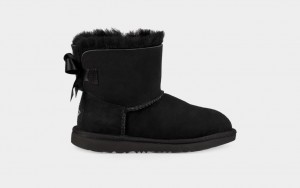 Botas Ugg Mini Bailey Bow II Niños Negras | Argentina UEHLKSM-29