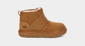 Botas Ugg Neumel II Graphic Niños Marrones | Argentina QFKIEHO-50