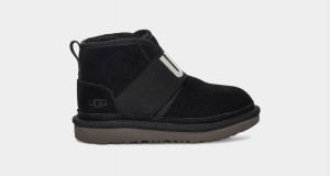 Botas Ugg Neumel II Graphic Niños Negras | Argentina VSNWHAI-30