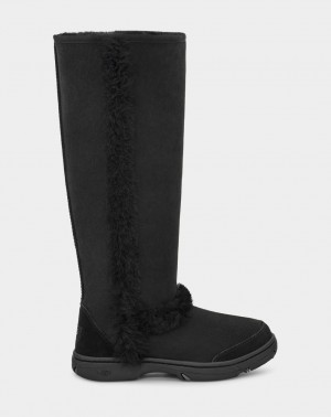 Botas Ugg Sunburst Extra Tall Mujer Negras | Argentina WDQRZHB-26