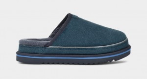 Mocasines Ugg Scuff Cali Wave Hombre Azules | Argentina QXHCSND-47