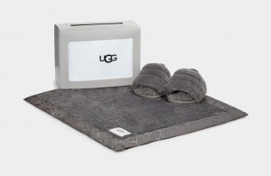 Pantuflas Ugg Fluff Yeah And Lovey Niños Gris | Argentina AJWEBMN-71