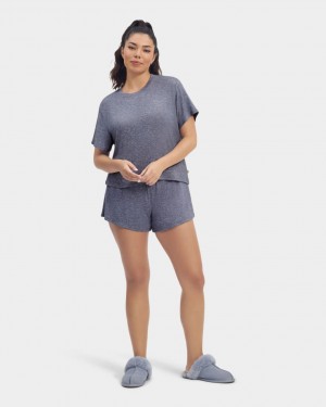 Ropa De Dormir Ugg Aniyah Set Mujer Azul Marino | Argentina LJKAIVH-43