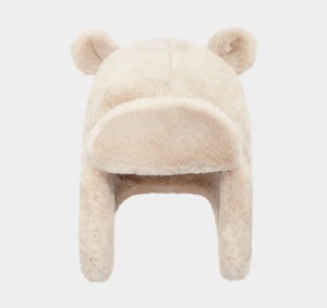 Sombreros Ugg Faux Fur Trapper With Ears Niños Blancas | Argentina PJDTBZW-89