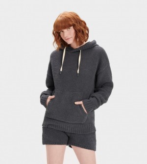 Sudadera con Capucha Ugg Asala Mujer Obsidian | Argentina HBYNWMU-14