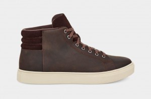 Zapatillas Ugg Baysider High Weather Hombre Marrones | Argentina VDRPBJK-17