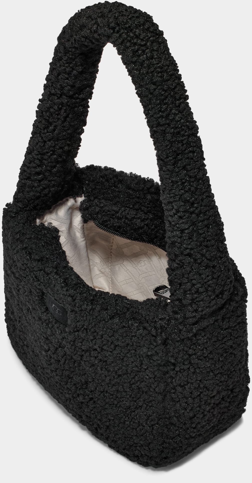 Bolsa De Hombro Ugg Edalene Sherpa Mujer Negras | Argentina NMWYHGI-40