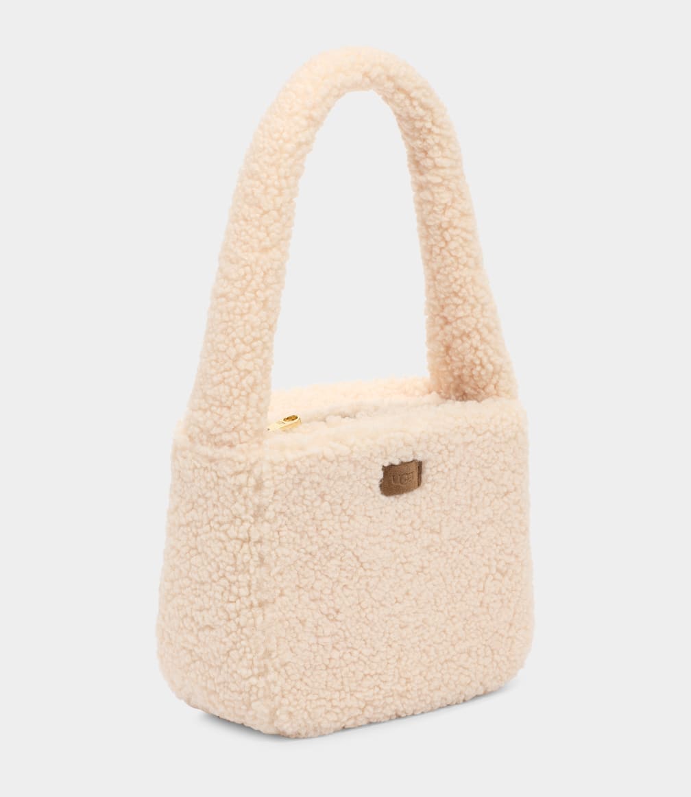 Bolsa De Hombro Ugg Edalene Sherpa Mujer Beige | Argentina JFYBVDU-10