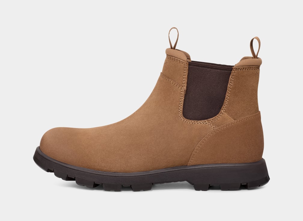 Botas Chelsea Ugg Hillmont Hombre Marrones | Argentina SWMUNAL-19