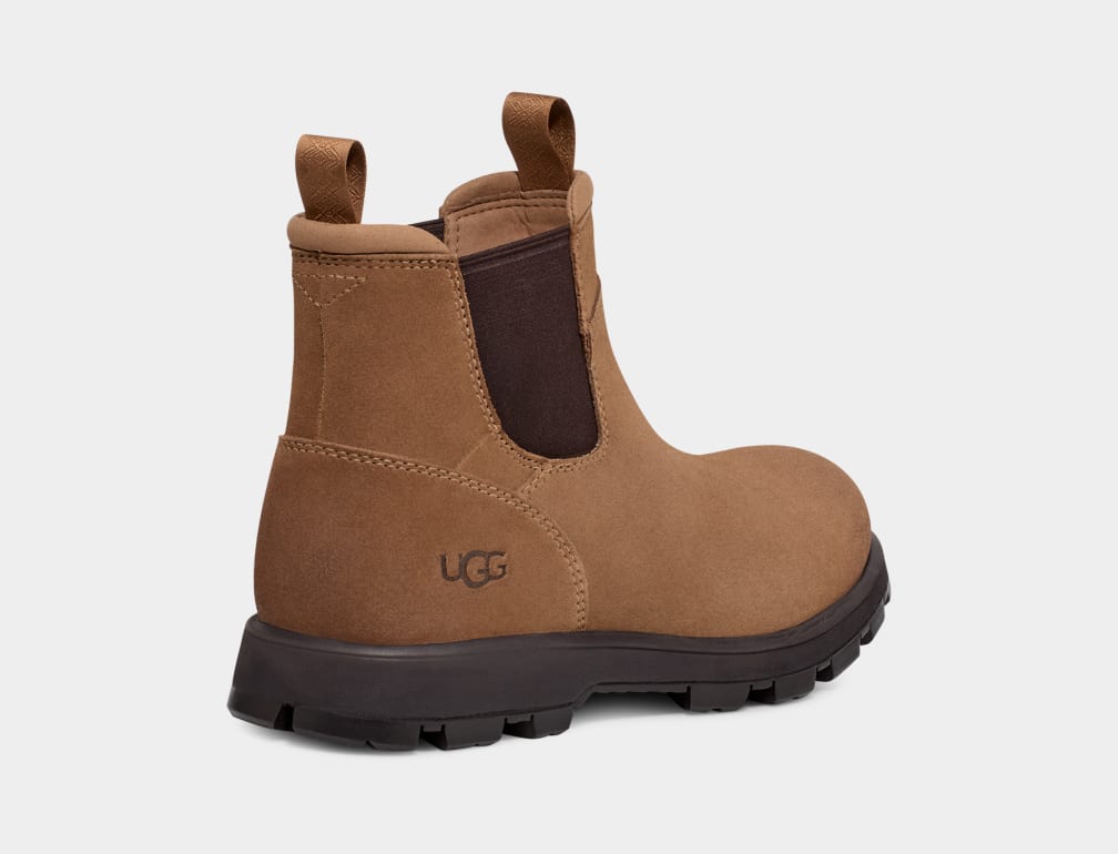 Botas Chelsea Ugg Hillmont Hombre Marrones | Argentina SWMUNAL-19