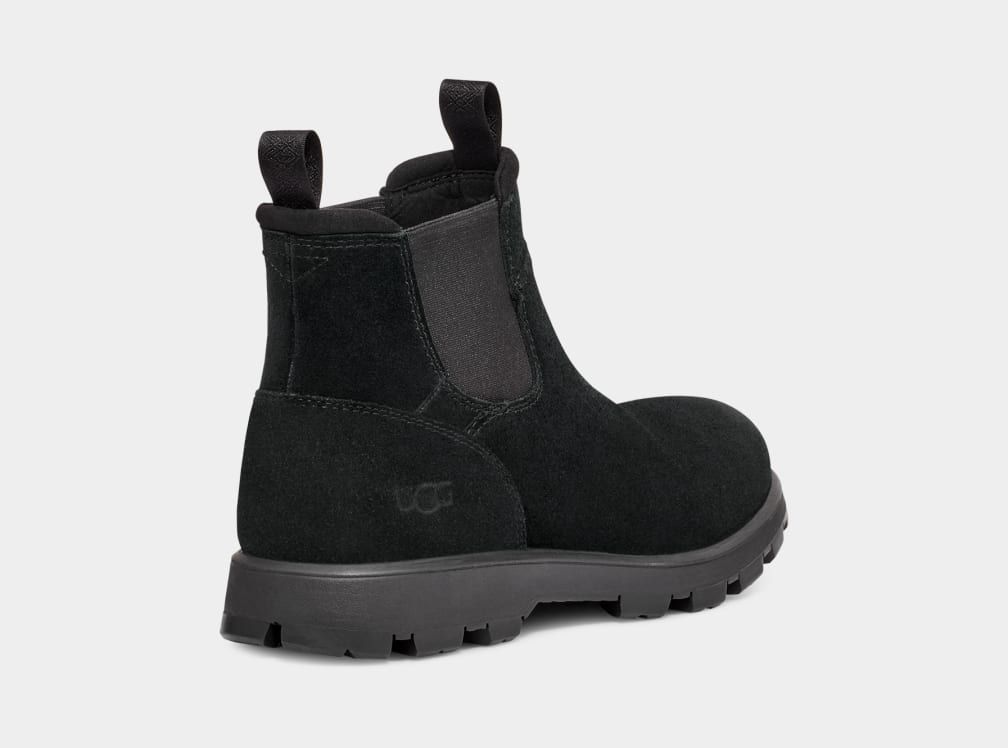 Botas Chelsea Ugg Hillmont Hombre Negras | Argentina MAPSZGF-39