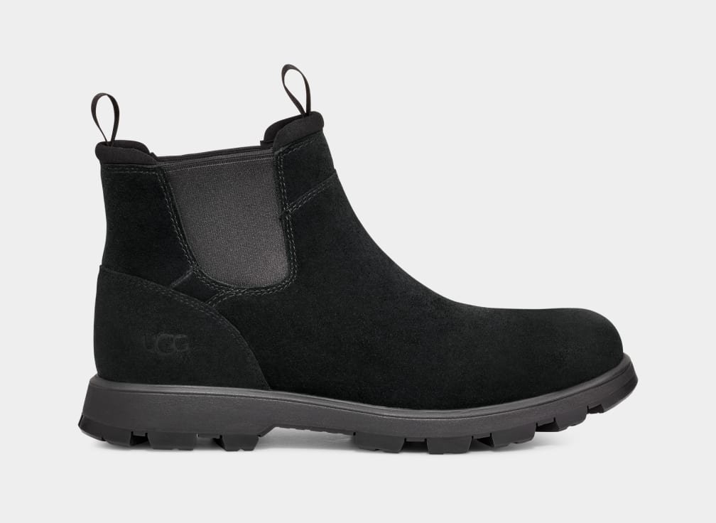 Botas Chelsea Ugg Hillmont Hombre Negras | Argentina MAPSZGF-39