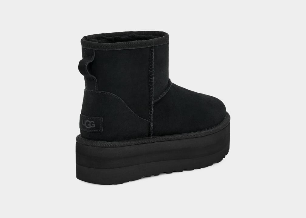 Botas Plataforma Ugg Classic Mini Mujer Negras | Argentina MFHNUAG-92