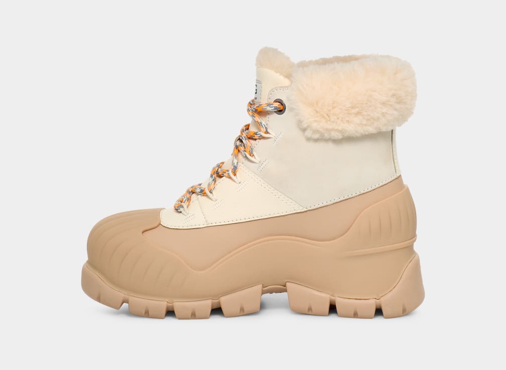 Botas Ugg Adiroam Hiker Mujer Kaki Blancas | Argentina GIBSOMA-16