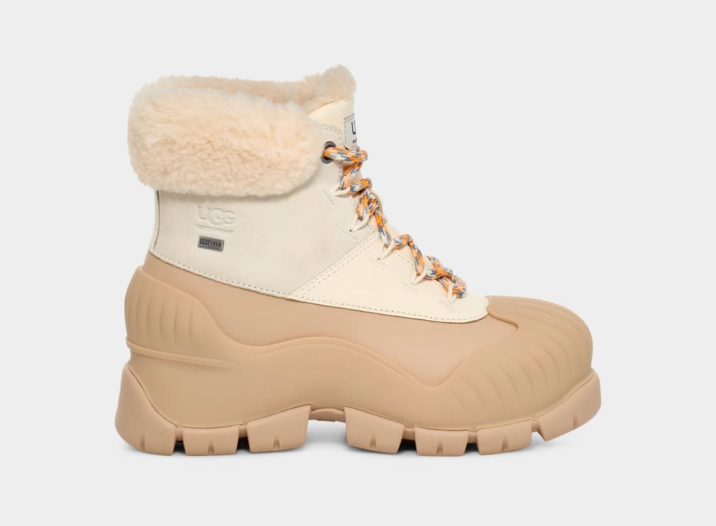 Botas Ugg Adiroam Hiker Mujer Kaki Blancas | Argentina GIBSOMA-16