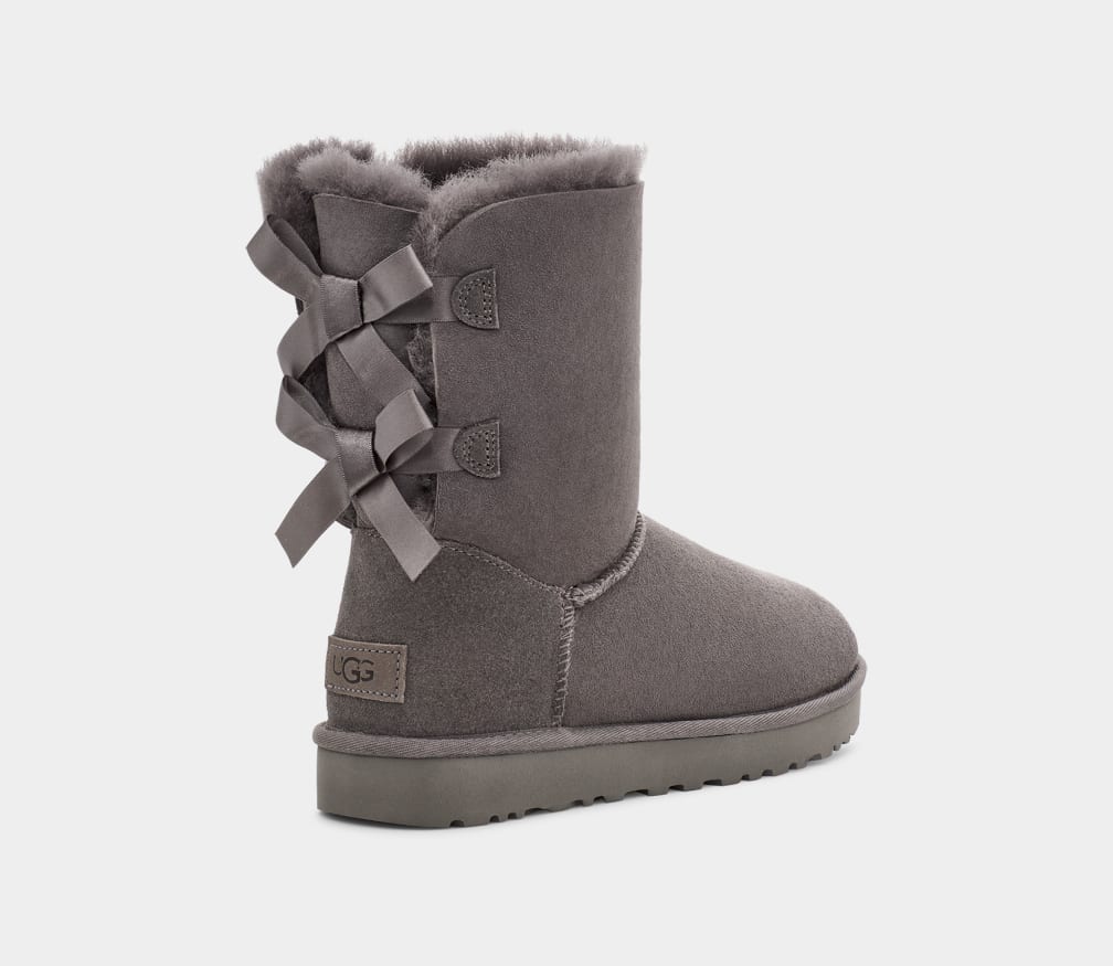 Botas Ugg Bailey Bow II Mujer Gris | Argentina ZIACGYE-38