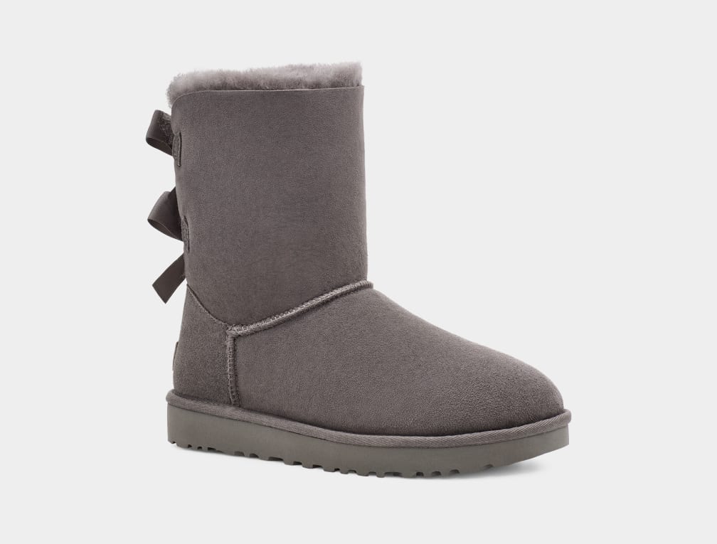 Botas Ugg Bailey Bow II Mujer Gris | Argentina ZIACGYE-38