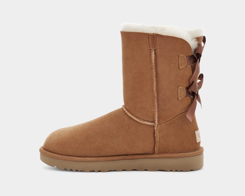 Botas Ugg Bailey Bow II Mujer Marrones | Argentina NIEHUXY-26