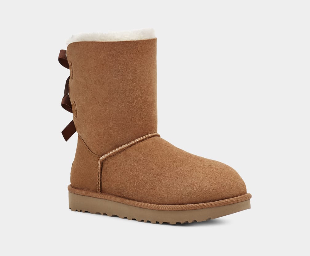 Botas Ugg Bailey Bow II Mujer Marrones | Argentina NIEHUXY-26