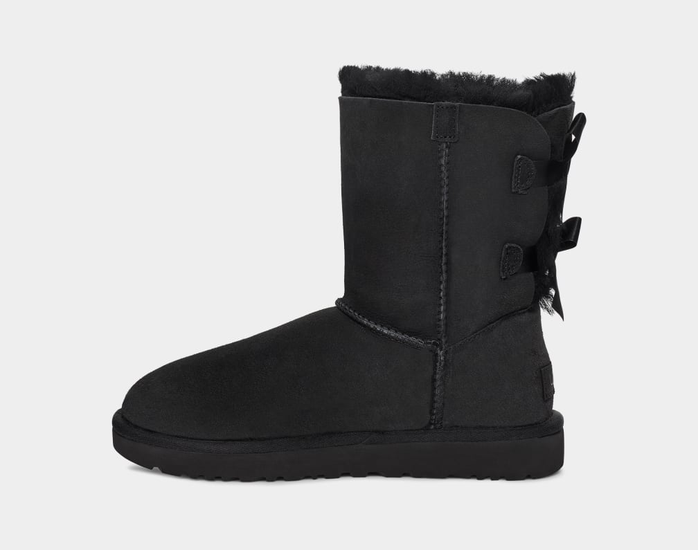 Botas Ugg Bailey Bow II Mujer Negras | Argentina CFXIEVG-24