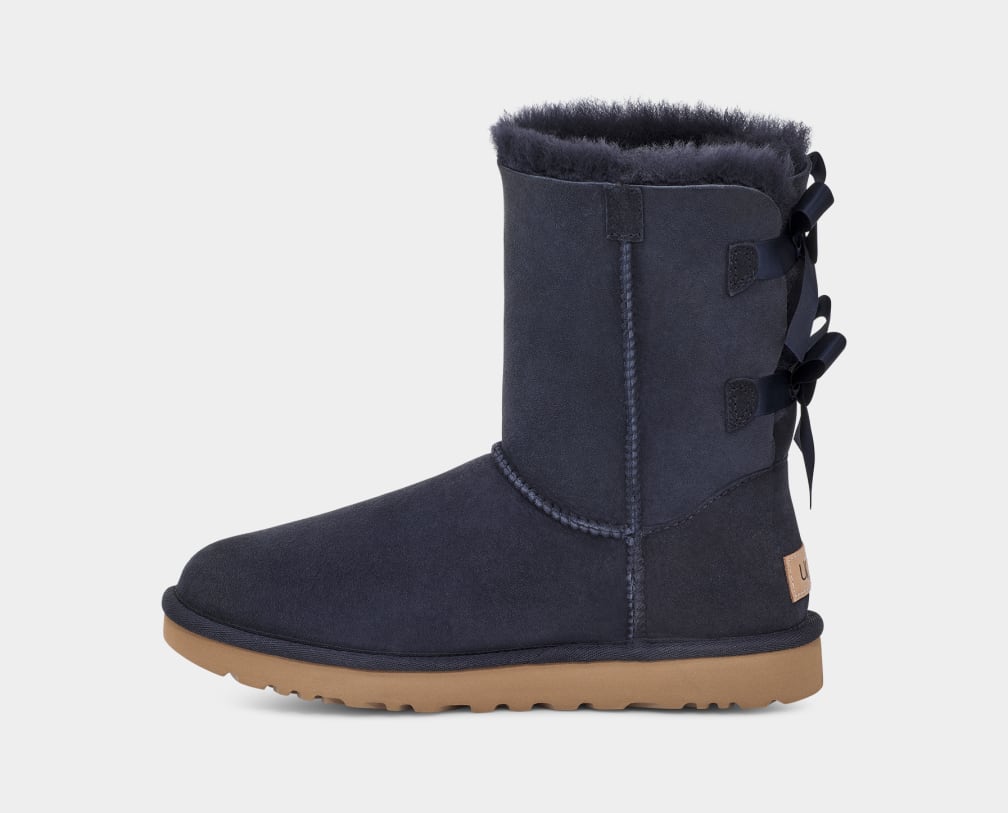 Botas Ugg Bailey Bow II Mujer Negras | Argentina SLQOXKN-12