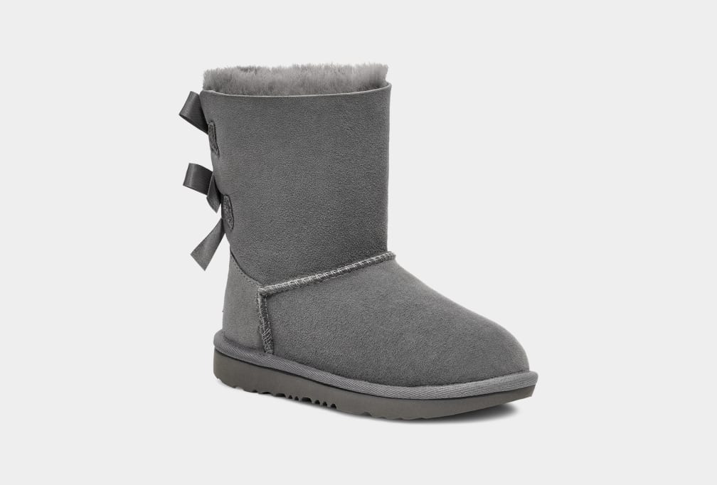 Botas Ugg Bailey Bow II Niños Gris | Argentina IRZTMGP-01