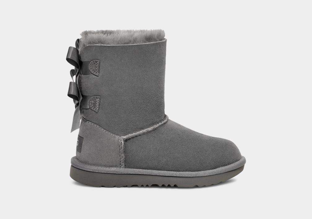 Botas Ugg Bailey Bow II Niños Gris | Argentina IRZTMGP-01