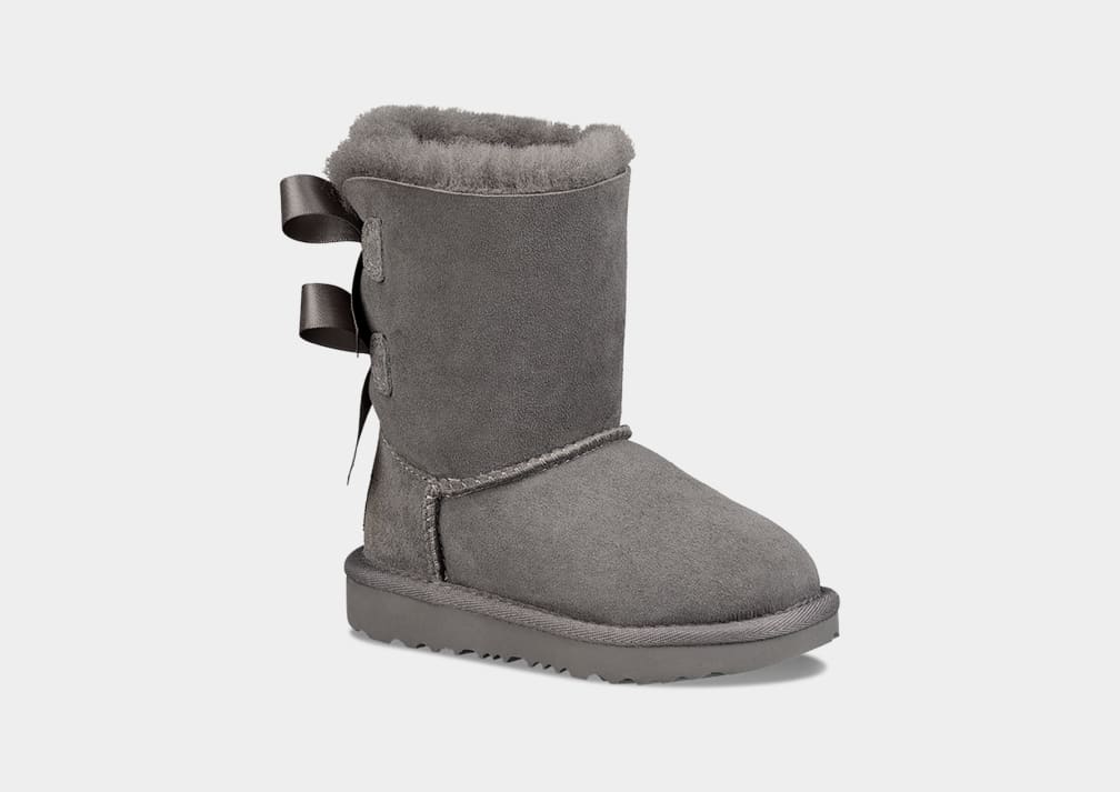 Botas Ugg Bailey Bow II Niños Gris | Argentina LMODYVE-61