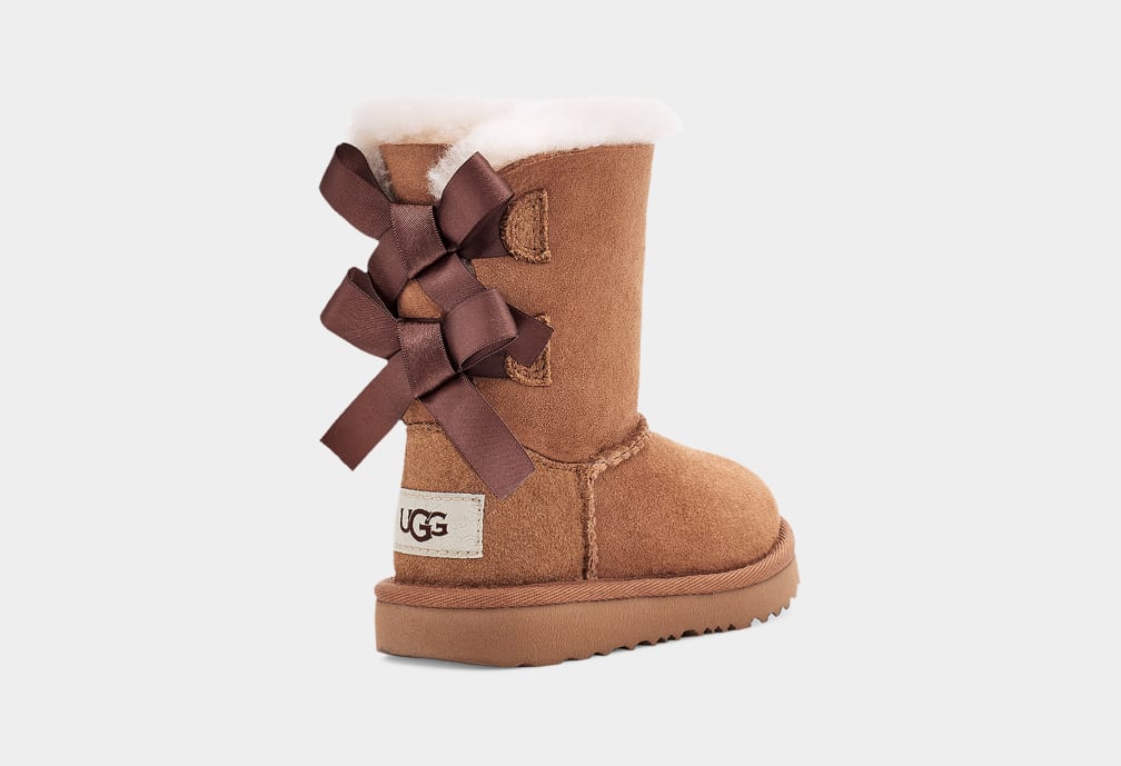 Botas Ugg Bailey Bow II Niños Marrones | Argentina ZCSWUNR-70