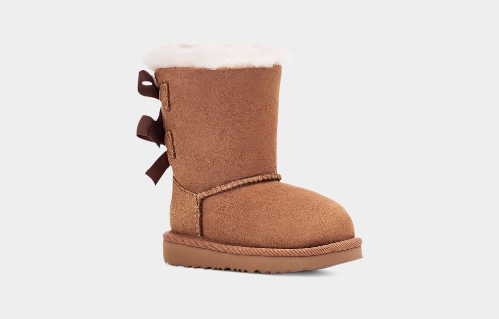 Botas Ugg Bailey Bow II Niños Marrones | Argentina ZCSWUNR-70