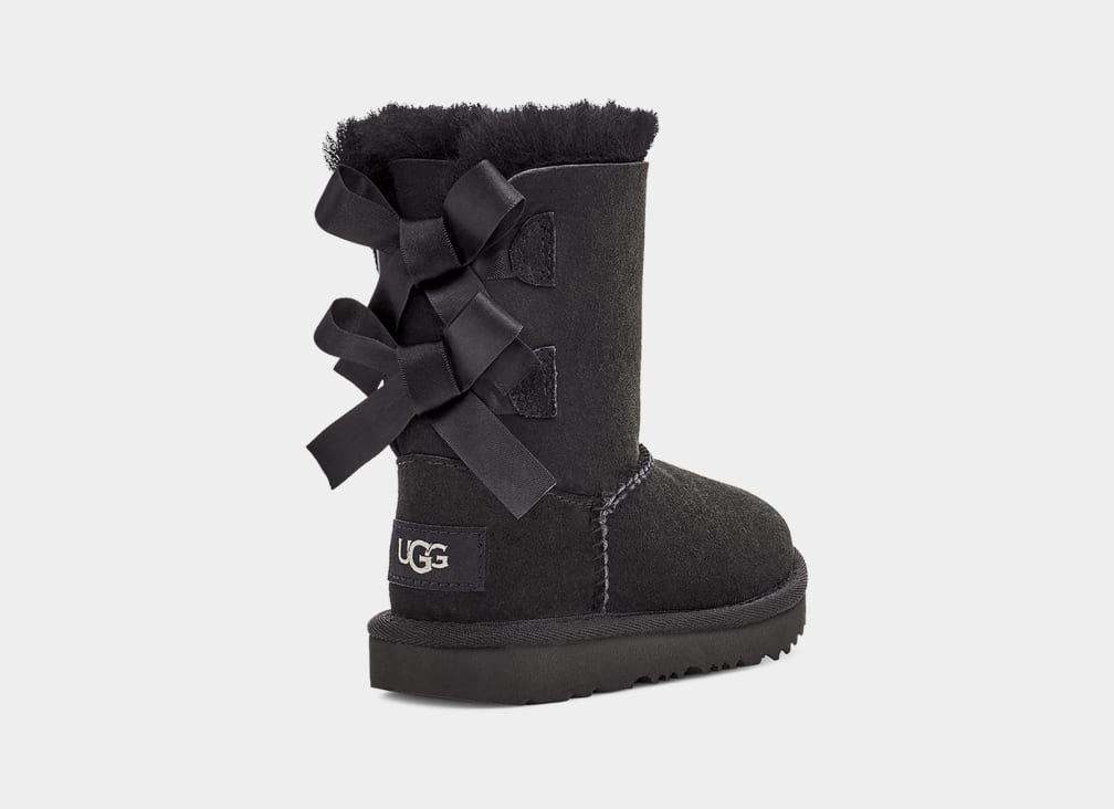 Botas Ugg Bailey Bow II Niños Negras | Argentina VWHTJUL-94