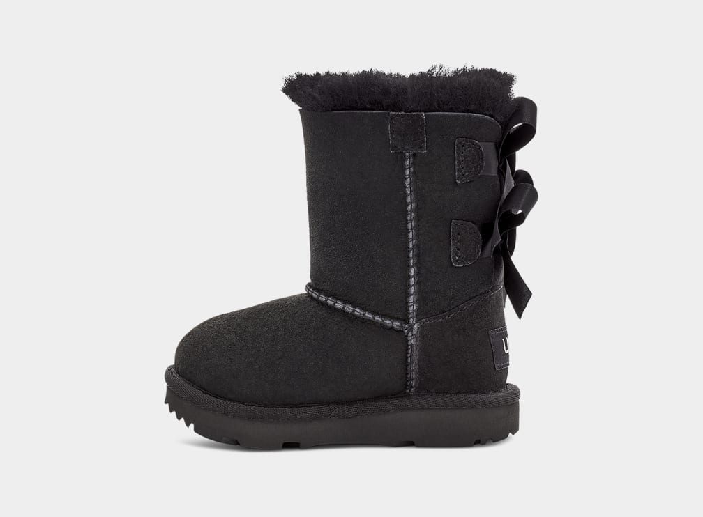 Botas Ugg Bailey Bow II Niños Negras | Argentina VWHTJUL-94