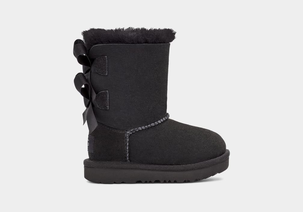 Botas Ugg Bailey Bow II Niños Negras | Argentina VWHTJUL-94