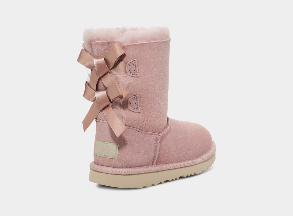 Botas Ugg Bailey Bow II Niños Rosas Gris | Argentina HKFRIZN-41