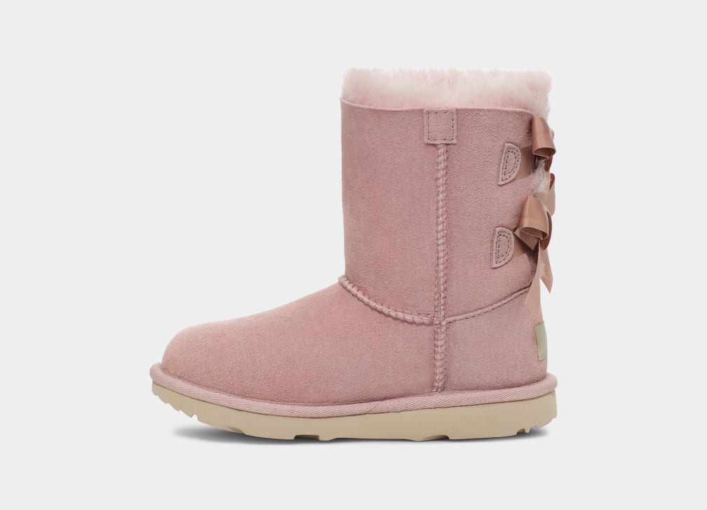 Botas Ugg Bailey Bow II Niños Rosas Gris | Argentina HKFRIZN-41