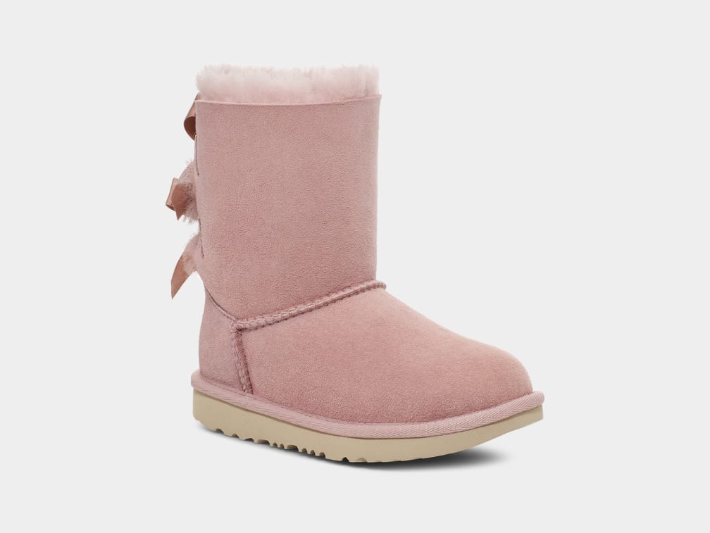 Botas Ugg Bailey Bow II Niños Rosas Gris | Argentina HKFRIZN-41