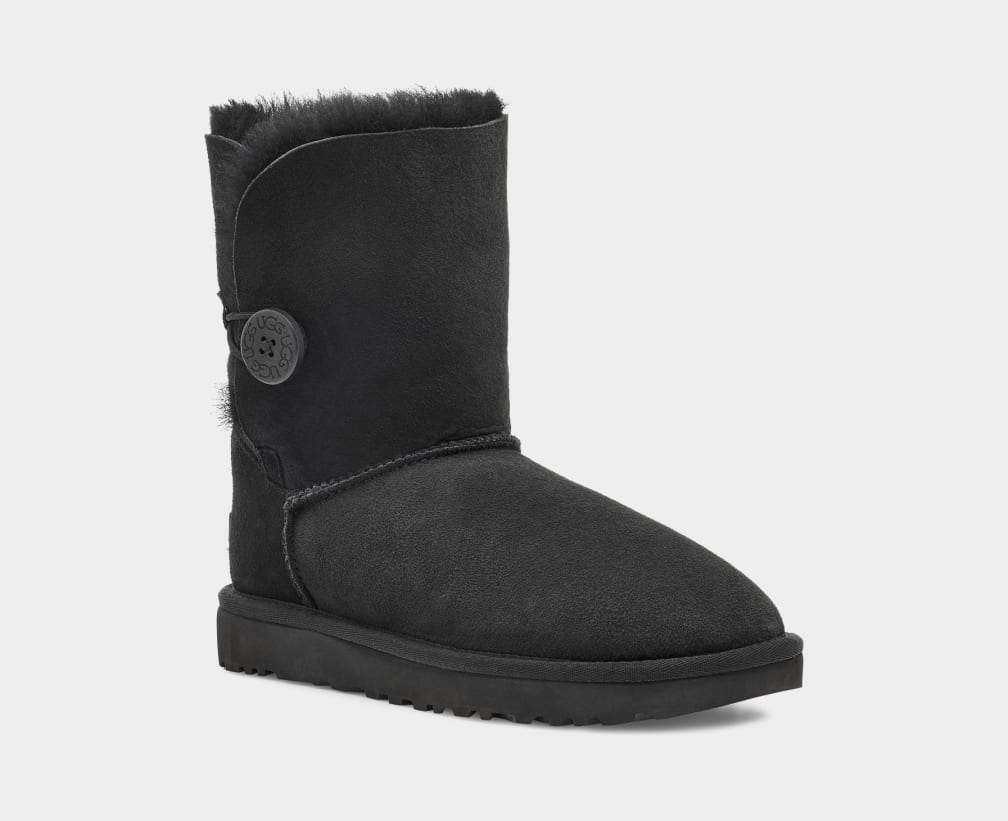 Botas Ugg Bailey Button II Mujer Negras | Argentina GYBRULH-84