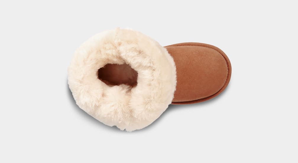 Botas Ugg Bailey Button II Niños Marrones | Argentina RHTNSFA-27