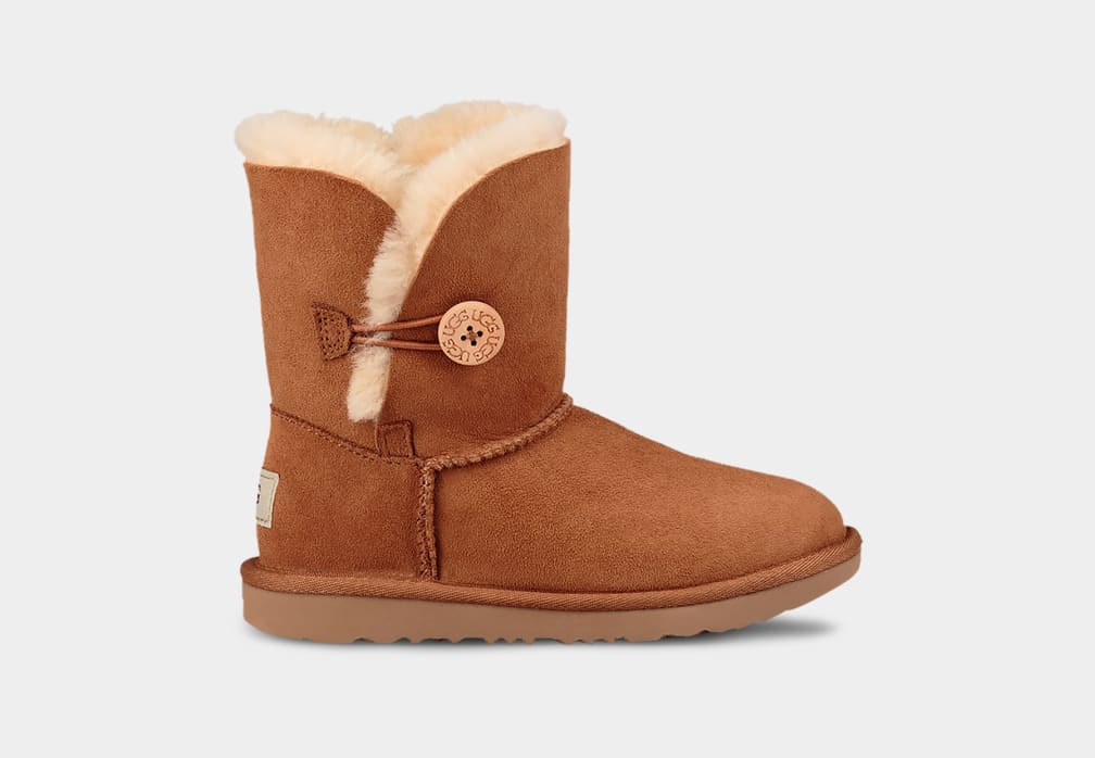 Botas Ugg Bailey Button II Niños Marrones | Argentina RHTNSFA-27