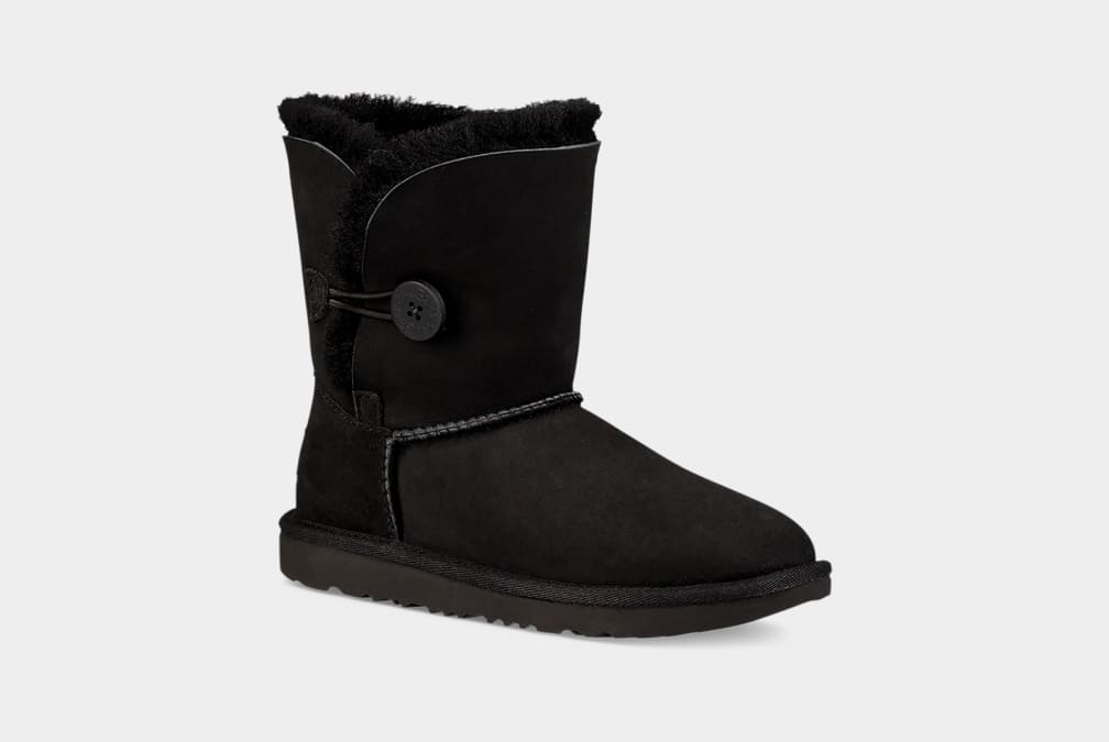 Botas Ugg Bailey Button II Niños Negras | Argentina DVWCRHI-10