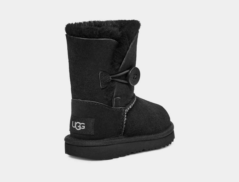 Botas Ugg Bailey Button II Niños Negras | Argentina RWQLBUG-21